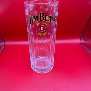 Jim beam holiday glass